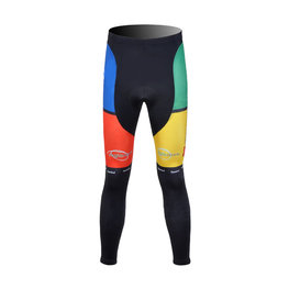 Cycling long trousers withot bib - EDDY MERCKX 2012 SMR - multicolour/black