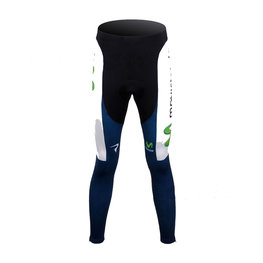 Cycling long trousers withot bib - MOVISTAR 2012 SUMMER - blue/white/black
