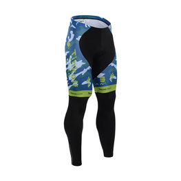 Cycling long trousers withot bib - TINKOFF SAXO 15 SMR - blue/black