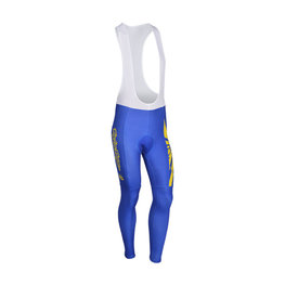 Cycling long bib trousers - LTD EYES 2013 SMR - blue/yellow