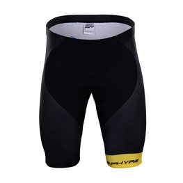 Cycling shorts without bib - LOTTO 2018 - black/yellow