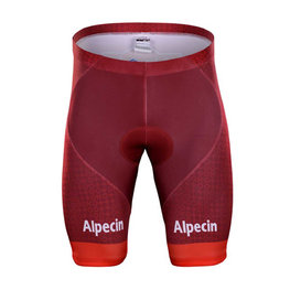 Cycling shorts without bib - KATUSHA 2018 - bordeaux/red