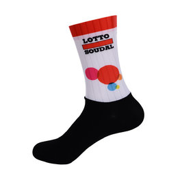 BONAVELO Cyclingclassic socks - LOTTO 2018 - black/white/red