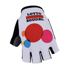 BONAVELO Cycling fingerless gloves - LOTTO 2018 - red/white