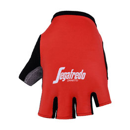 Cycling fingerless gloves - TREK 2018 - red