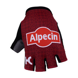 Cycling fingerless gloves - KATUSHA 2018 - bordeaux/red