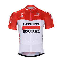 Cycling short sleeve jersey - LOTTO 2018 - red/white