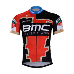 Cycling short sleeve jersey - BMC 2018 KIDS - red/black