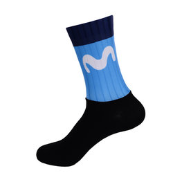 BONAVELO Cyclingclassic socks - MOVISTAR 2018 - blue/black