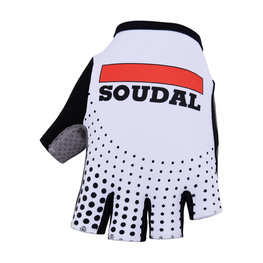 BONAVELO Cycling fingerless gloves - LOTTO SOUDAL 2019 - white
