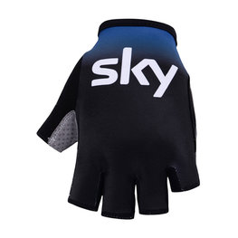 BONAVELO Cycling fingerless gloves - SKY 2019 - blue/black