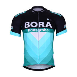 BONAVELO Cycling short sleeve jersey - BORA 2019 KIDS - black/green