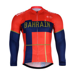 BONAVELO Cycling winter long sleeve jersey - B. MERIDA 2019 WNT - red/blue