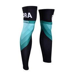 BONAVELO Cycling leg warmers - BORA 2019 - green/black