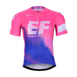 BONAVELO Cycling short sleeve jersey - EDUCATION FIRST 2019 - blue/pink