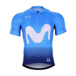 BONAVELO Cycling short sleeve jersey - MOVISTAR 2019 - blue