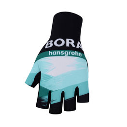 BONAVELO Cycling fingerless gloves - BORA 2020 - black/green