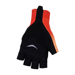 BONAVELO Cycling fingerless gloves - BAHRAIN MCLAREN - yellow/red