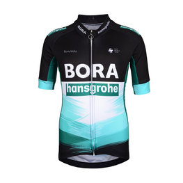 BONAVELO Cycling short sleeve jersey - BORA 2020 KIDS - white/black/green