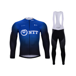 BONAVELO Cycling winter set - NTT 2020 WINTER - blue/black