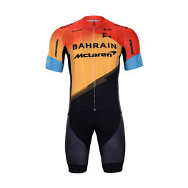 BONAVELO Cycling short sleeve jersey and shorts - BAHRAIN MCLAREN 2020 - yellow/red/black