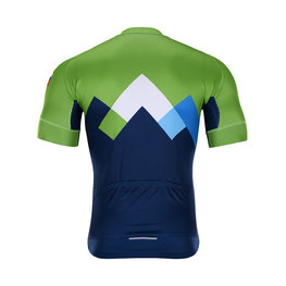 BONAVELO Cycling short sleeve jersey - SLOVENIA - blue/green