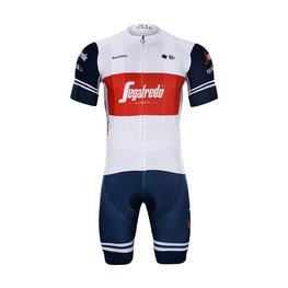 BONAVELO Cycling short sleeve jersey and shorts - TREK 2020 - blue/white/red