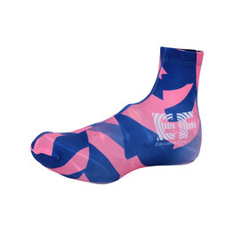 Cycling shoe covers - EDUCATION FIRST 2020 - pink/blue