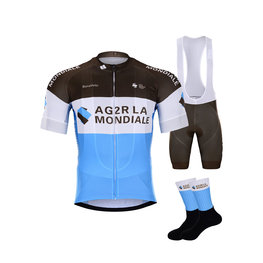 BONAVELO Cycling mega sets - AG2R 2020 - white/blue/brown