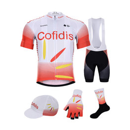 BONAVELO Cycling mega sets - COFIDIS 2020 - white/red