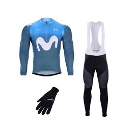 BONAVELO Cycling mega sets - MOVISTAR 2020 WNT - black/blue
