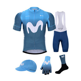 BONAVELO Cycling mega sets - MOVISTAR 2021 - white/blue