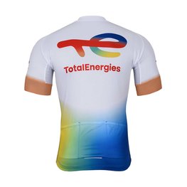 BONAVELO Cycling short sleeve jersey - TOTAL ENERGIES 2025 - white/yellow/red/blue