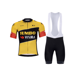 BONAVELO Cycling short sleeve jersey and shorts - JUMBO-VISMA 2023 - yellow/black