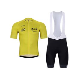 BONAVELO Cycling short sleeve jersey and shorts - TOUR DE FRANCE 2025 - black/yellow