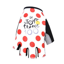 BONAVELO Cycling fingerless gloves - TOUR DE FRANCE - red/white