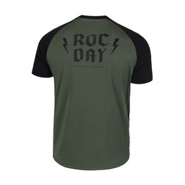 ROCDAY Cycling short sleeve jersey - PARK - green/black