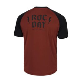 ROCDAY Cycling short sleeve jersey - PARK - red/black