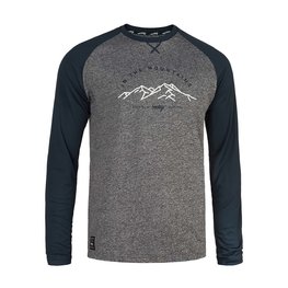 ROCDAY Cycling summer long sleeve jersey - MOUNT - blue/grey