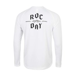 ROCDAY Cycling summer long sleeve jersey - PARK LONG - white