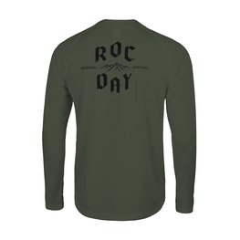ROCDAY Cycling summer long sleeve jersey - PARK LONG - green