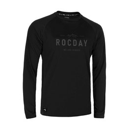 ROCDAY Cycling summer long sleeve jersey - PATROL - black/grey