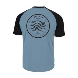 ROCDAY Cycling short sleeve jersey - GRAVEL - black/blue