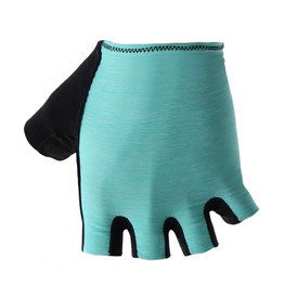SANTINI Cycling fingerless gloves - CLASSE - light blue