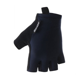 SANTINI Cycling fingerless gloves - BRISK - blue