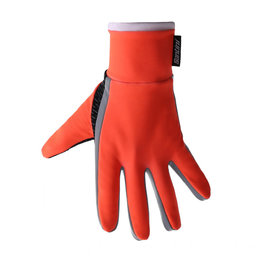 SANTINI Cycling long-finger gloves - VEGA - orange