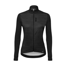 SANTINI Cycling winter long sleeve jersey - SCIA LADY WINTER - black