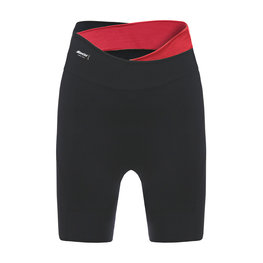 SANTINI Cycling shorts without bib - SFIDA LADY - black/red