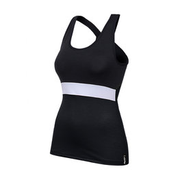 SANTINI Cycling sleeveless jersey - SCIA LADY - black