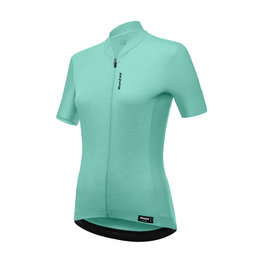 SANTINI Cycling short sleeve jersey - SCIA LADY - light blue